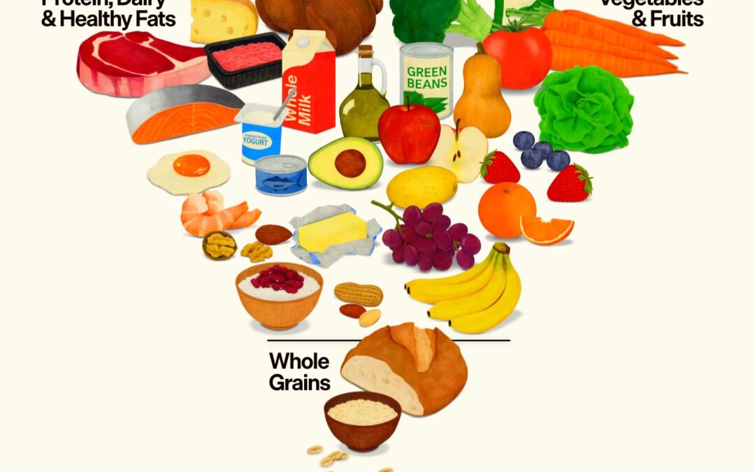 The New Food Pyramid Explained: The Good, The Bread, and the Blind Spots (I Promise, No Politics)